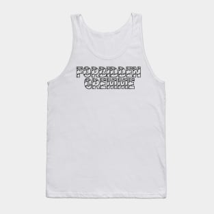 fc- i'm trying blk Tank Top